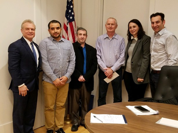 The Great Neck Park District Board of Commissioners voted to approve hiring Edgar Jiron, Zygmunt Mazurkiewicz and Bradley Meir for park laborer positions. (Photo by Janelle Clausen)