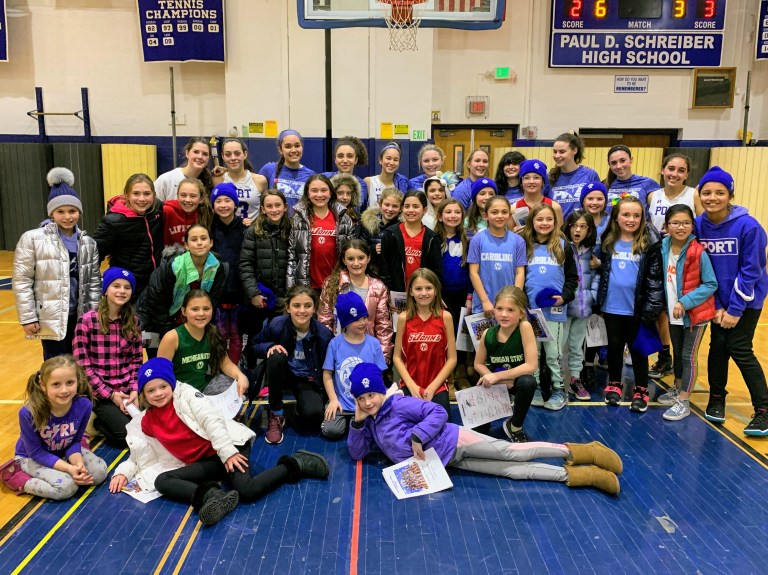 PYA girls’ basketball night with the Lady Vikings