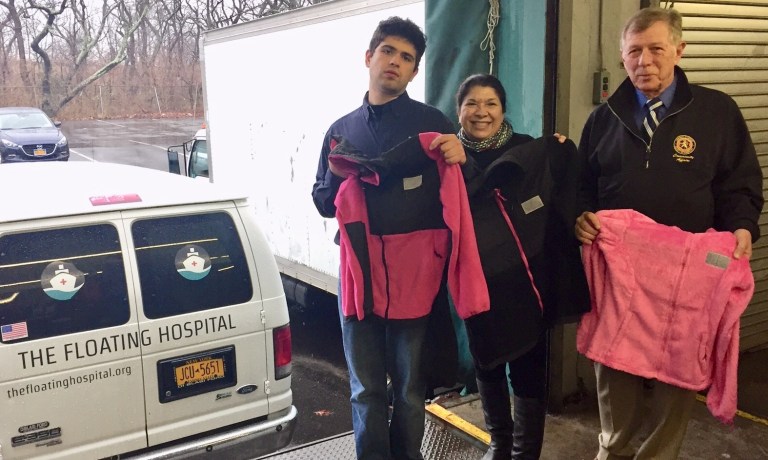 Innovative program repurposes counterfeit jackets for charity