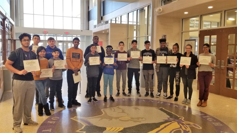 Sewanhaka names January Students of the Month