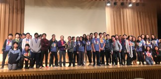 Five Science Olympiad teams from the Great Neck schools competed in a regional competition. Four of the five were among the top 10. (Photo courtesy of the Great Neck Public Schools)