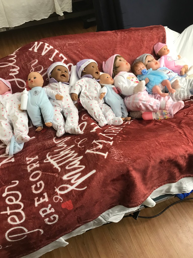 Baby dolls bring joy to residents at Parker Jewish Institute’s Memory Care Unit Baby dolls bring joy to residents at Parker Jewish Institute’s Memory Care Unit