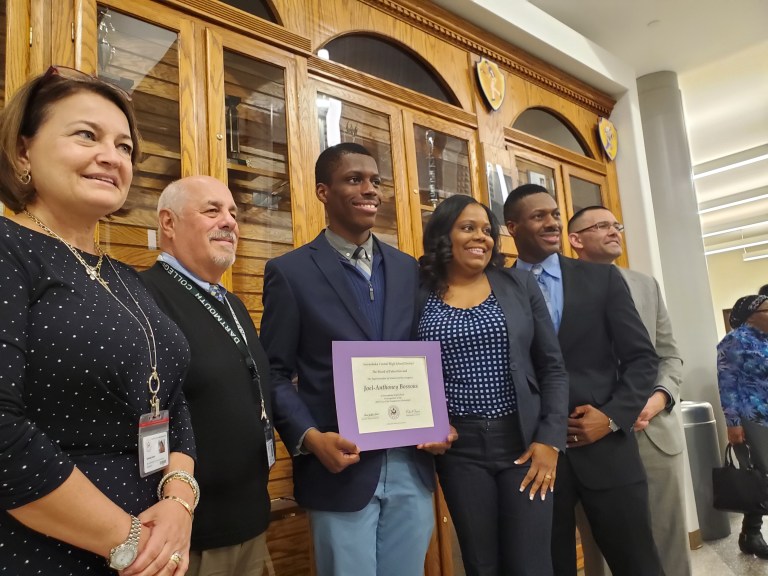 Coca-Cola Scholarship winner recognized by Sewanhaka School District Coca-Cola Scholarship winner recognized by Sewanhaka School District