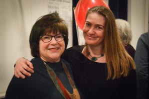 Alice Kasten poses with her daughter Meredith for a photo. (Photo by Janelle Clausen)