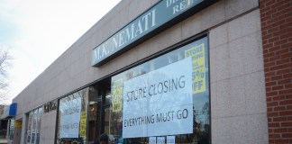 M K Nemati will be closing up shop after about 16 years in business. (Photo by Janelle Clausen)