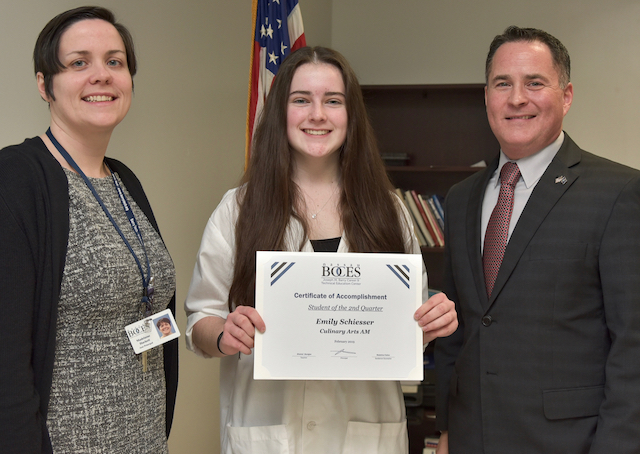 Wheatley high schooler honored at BOCES