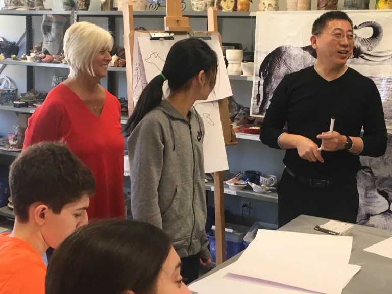 Children get a ‘hands-on’ experience in Chinese art Children get a ‘hands-on’ experience in Chinese art