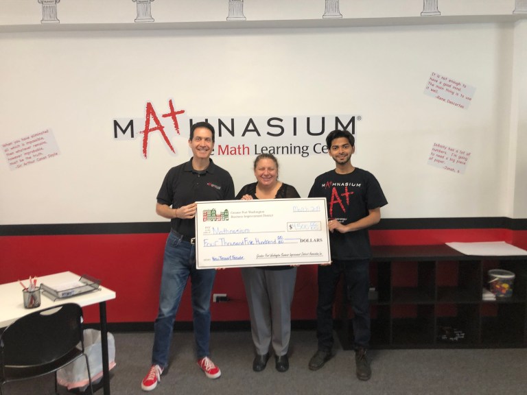 Greater Port Washington Business Improvement District awards two grants to Mathnasium