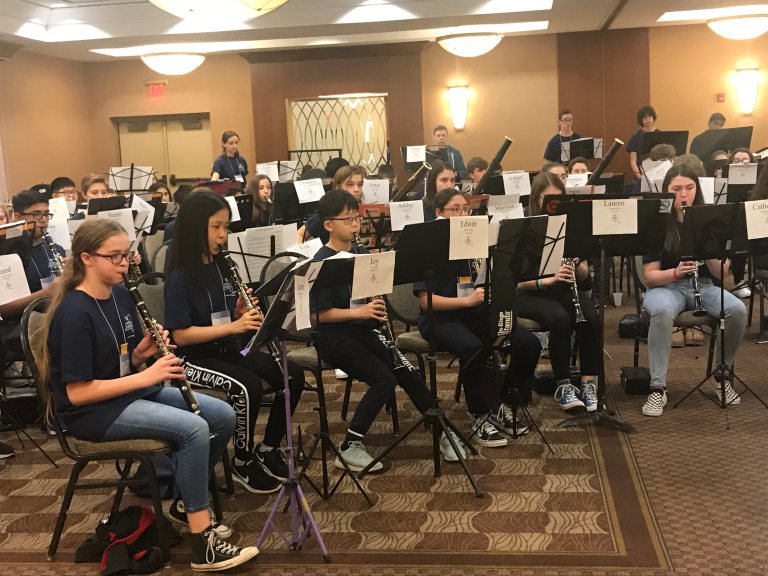 Herricks students perform in Middle School Honor Band