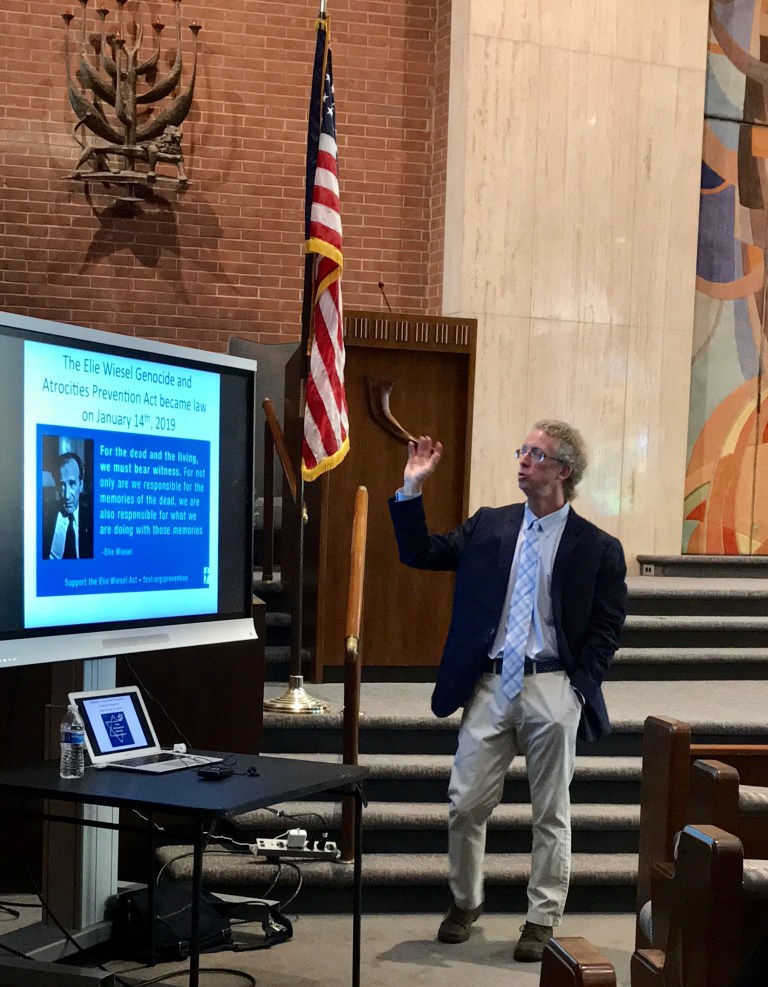 Temple Judea hosts speaker on Holocaust education Temple Judea hosts speaker on Holocaust education