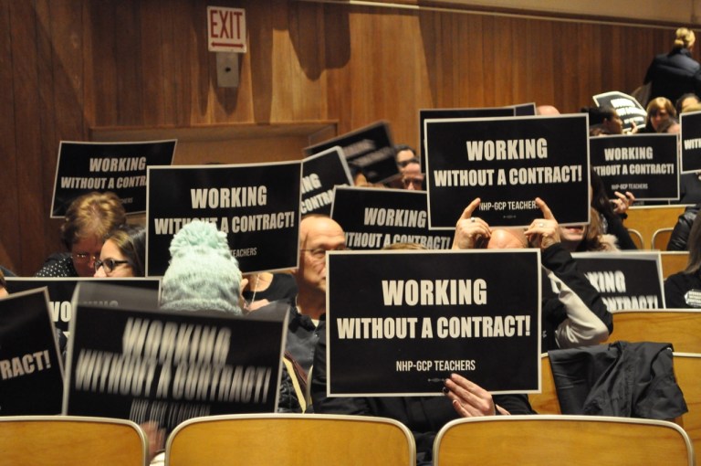 Teachers’ contract dominates NHP-GCP Board of Education meeting