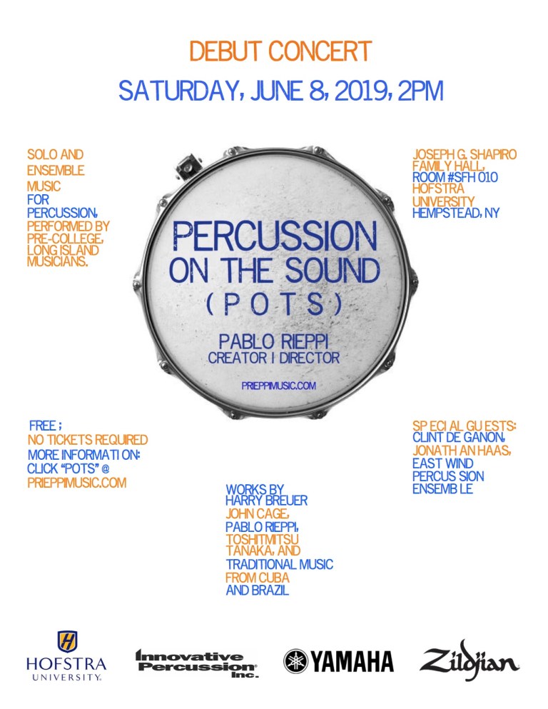 Percussion on the Sound makes its debut in June