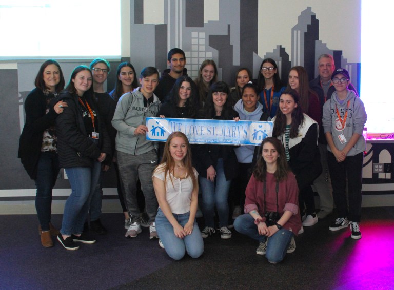 Carey students visit St. Mary’s Children’s Hospital