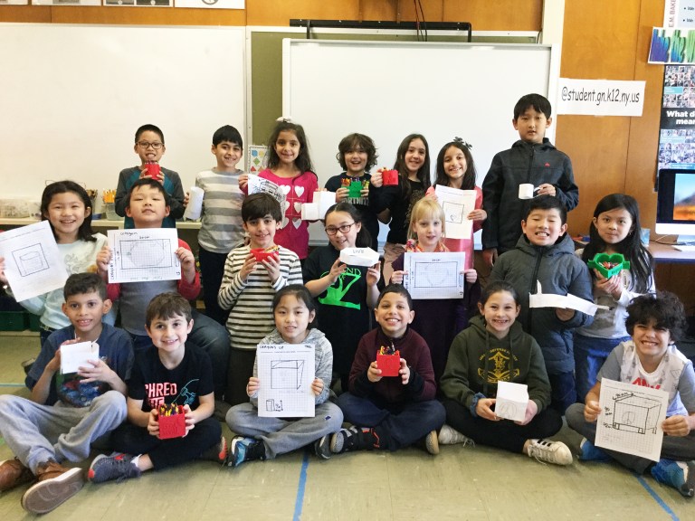 E.M. Baker students send colorful well wishes