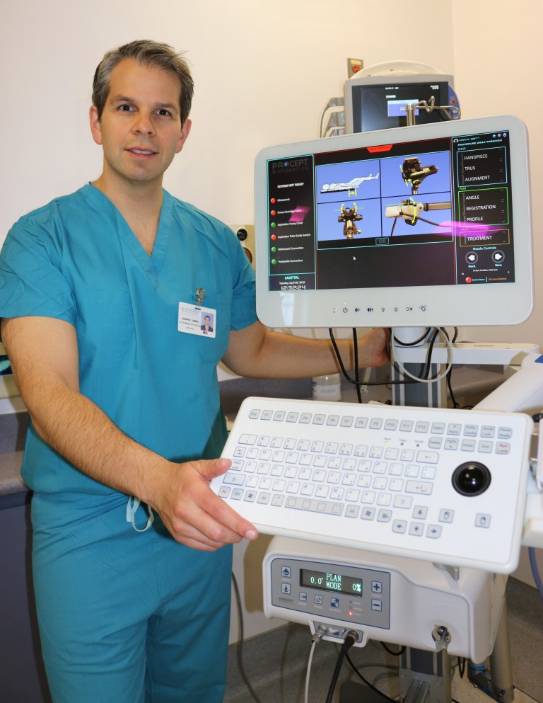 NYU Winthrop first to perform new procedure for enlarged prostates NYU Winthrop first to perform new procedure for enlarged prostates