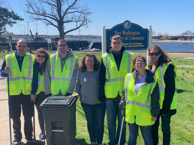 Greater Port Washington Business Improvement District teams up with Spectrum Designs Foundation to ‘Keep Port Clean’