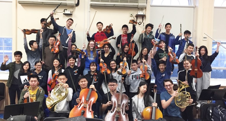 Chamber music recital at North High School