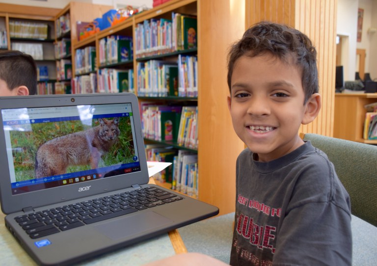 Animal research at Garden City Park School