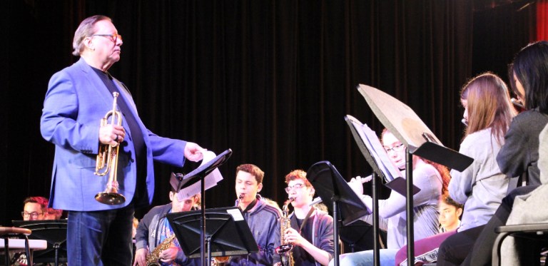 Sandoval master class at Roslyn High School