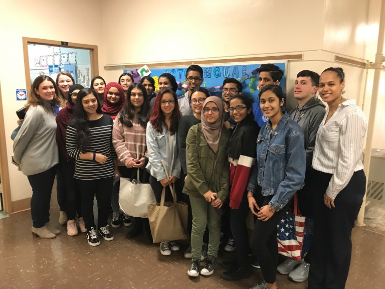 Sewanhaka Science National Honor Society visits Covert Avenue