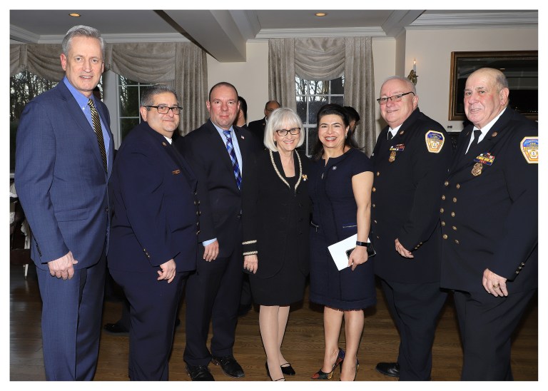 Albertson Fire Co. honors Chief Janowitz and officers at installation dinner