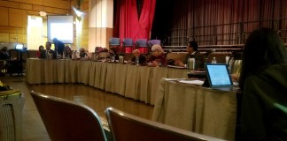 The Great Neck Board of Education adopted a $234.4 million budget on Tuesday night, while facing criticism for facility fee hikes from CYO basketball program users. (Photo by Janelle Clausen)