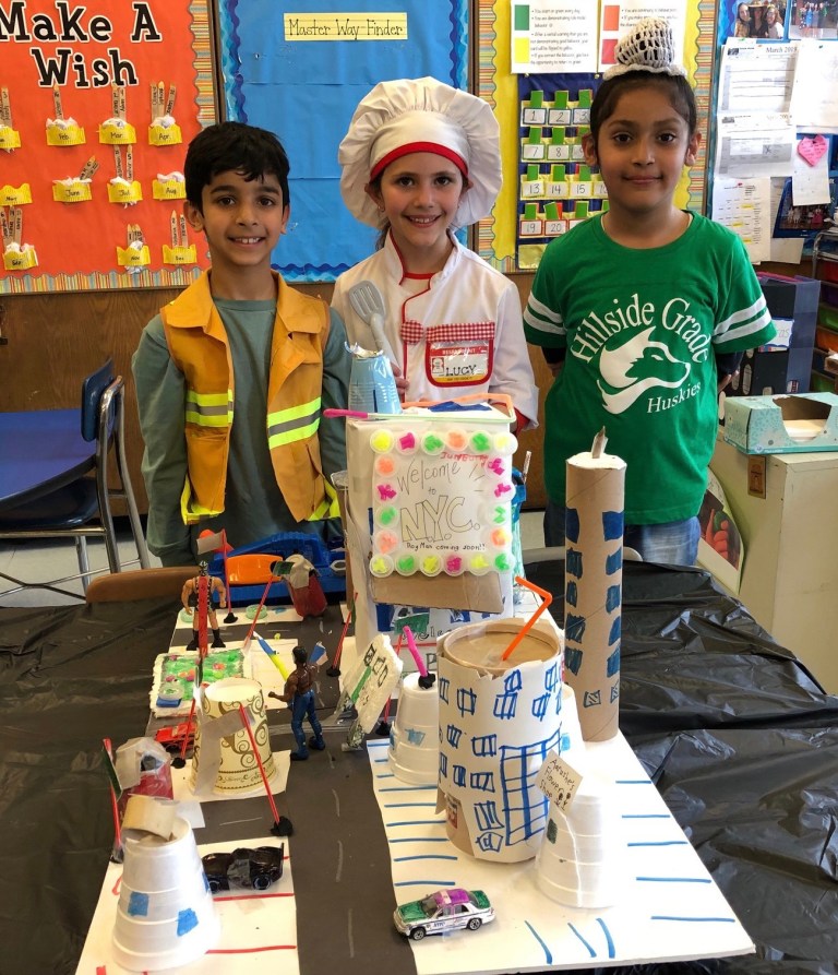 Hillside Grade School students create 3D communities