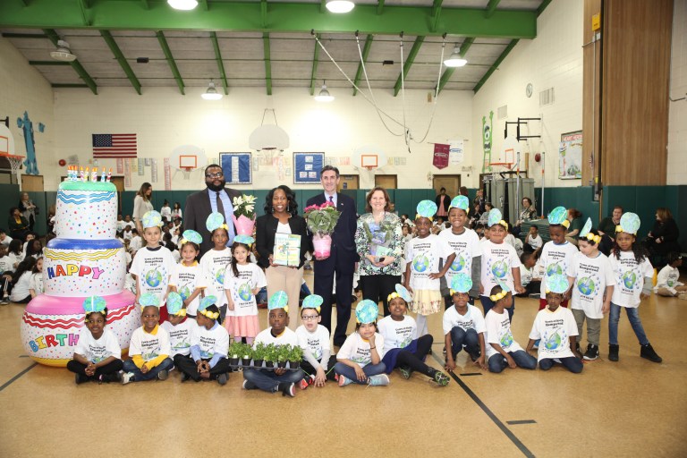 Town officials attend Earth Day celebration