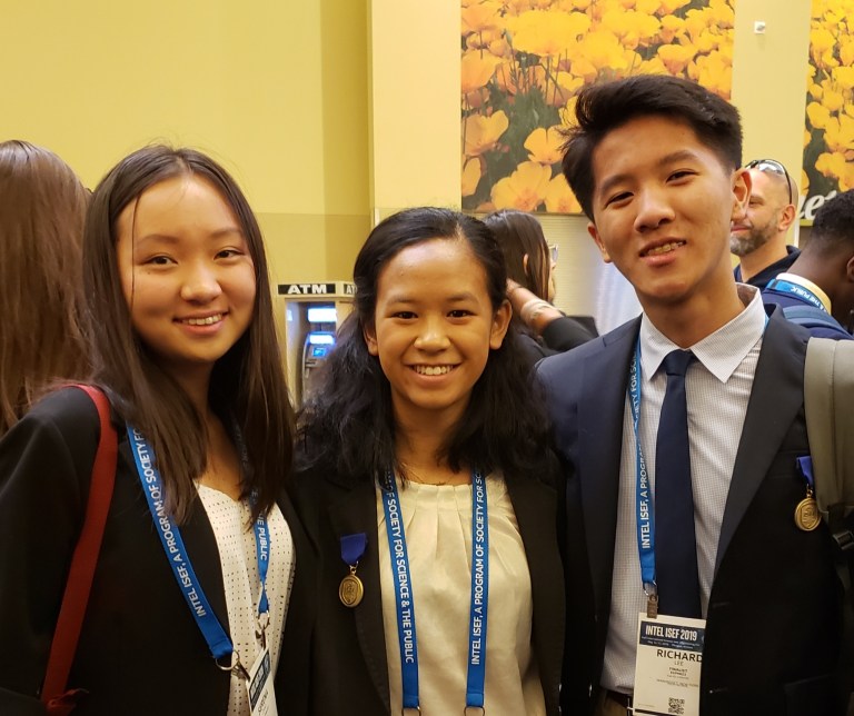 Three Manhasset students excel at International Science and Engineering Fair