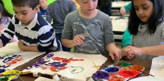 Hampton Street School students participated in Earth Day-related activities on April 29. (Photos courtesy of Mineola Union Free School District)