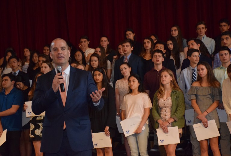 Manhasset honors student service