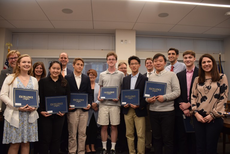 Manhasset Board honors diplomacy and financial literacy in students