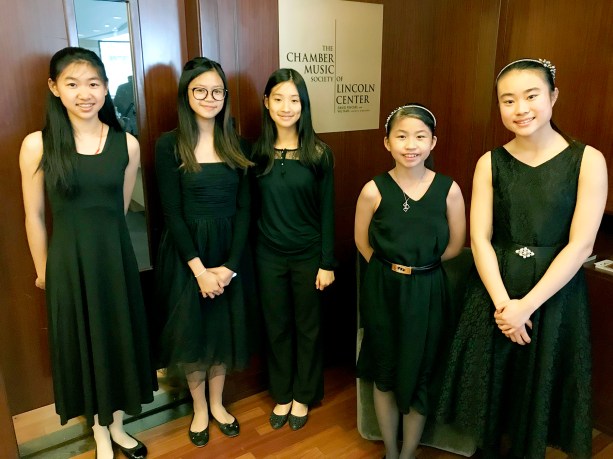 Students from Great Neck South Middle School performed at the Lincoln Center on Thursday. (Photo courtesy of Great Neck Public Schools)