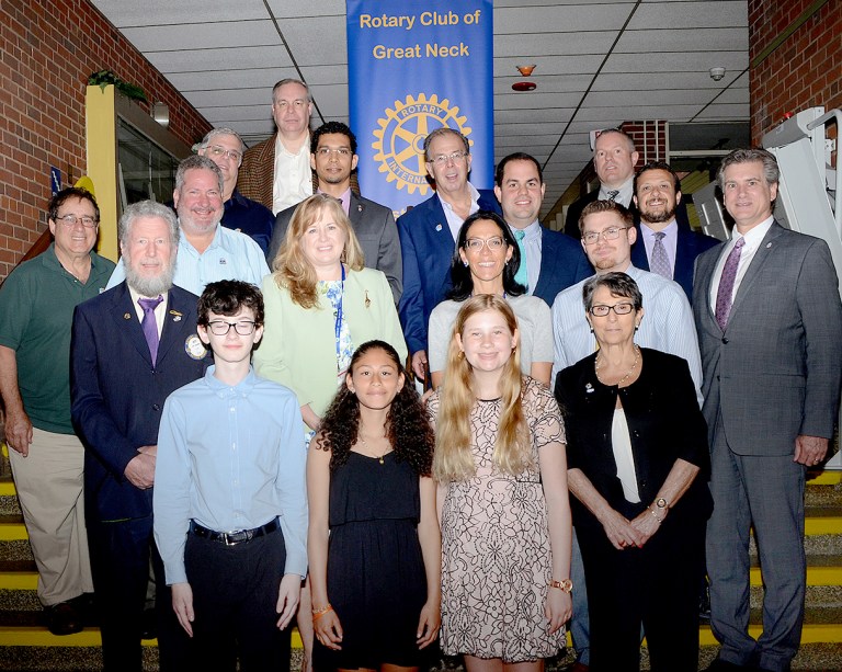 Rotary recognizes Great Neck middle schoolers