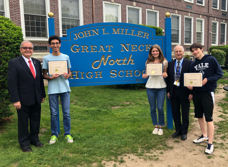 D’Urso honors National Merit Scholarship winners D’Urso honors National Merit Scholarship winners