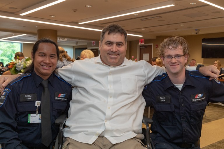 Six patients thank their Northwell EMS providers