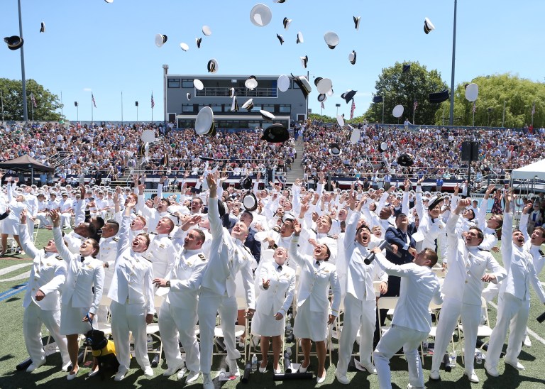 U.S. Merchant Marine Academy graduation exercises