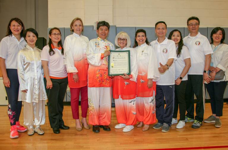 Bosworth attends Tai Chi and Qigong festival
