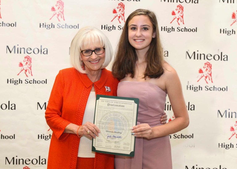 Bosworth honors Mineola High senior Bosworth honors Mineola High senior