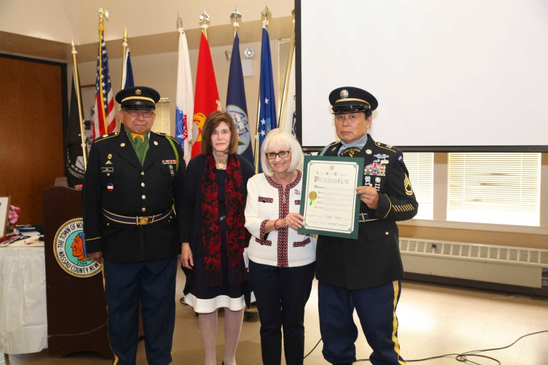 Town officials attend veterans observance event