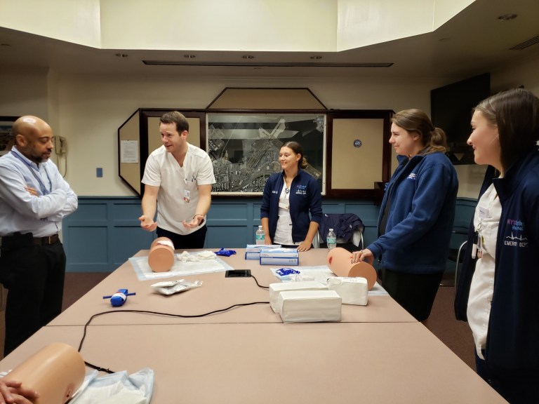 NYU Winthrop trains LGA Airport employees in “Stop the Bleed” NYU Winthrop trains LGA Airport employees in “Stop the Bleed”