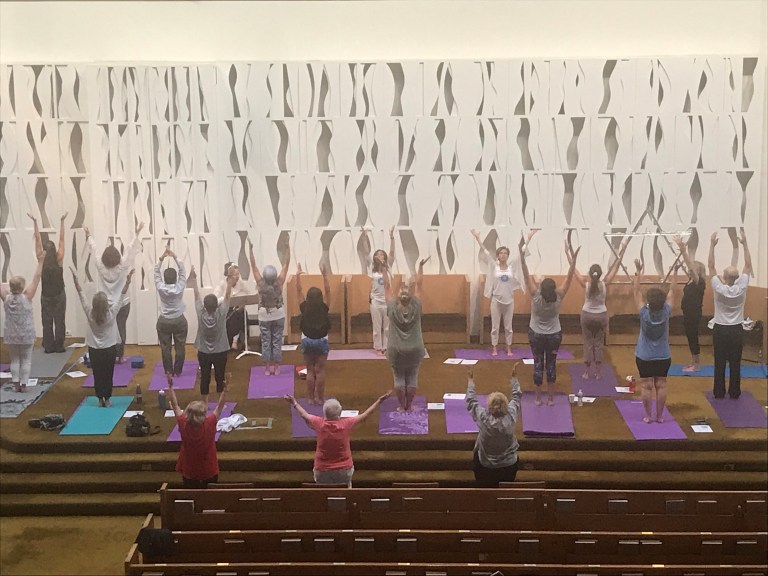 Long Island to celebrate Shabbat with yoga