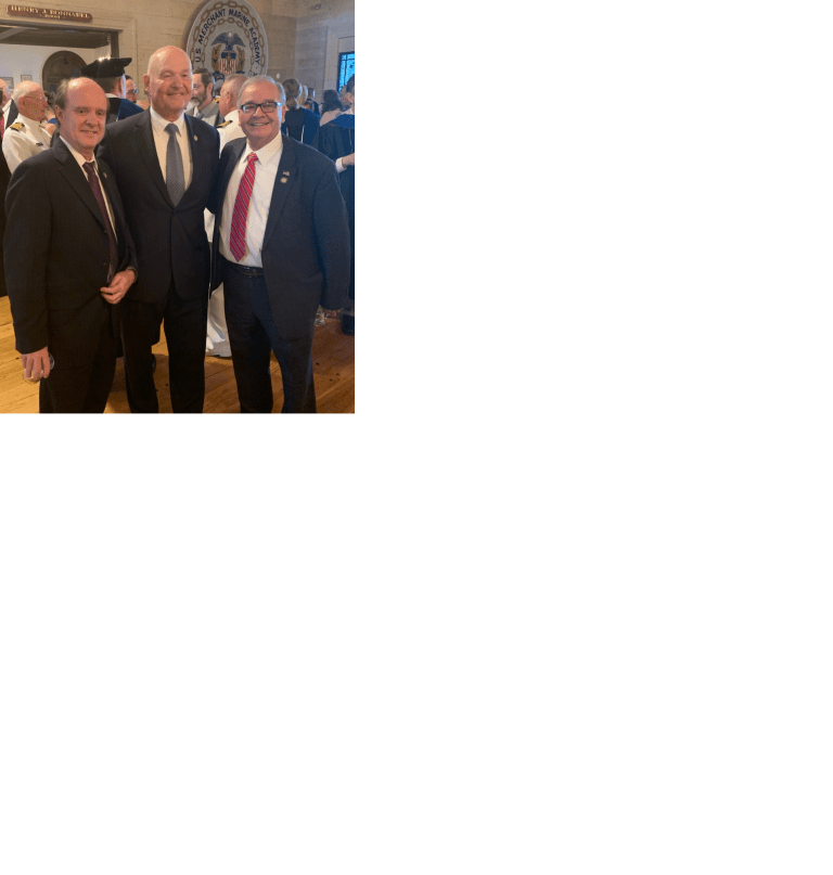 D’Urso attends Merchant Marine graduation