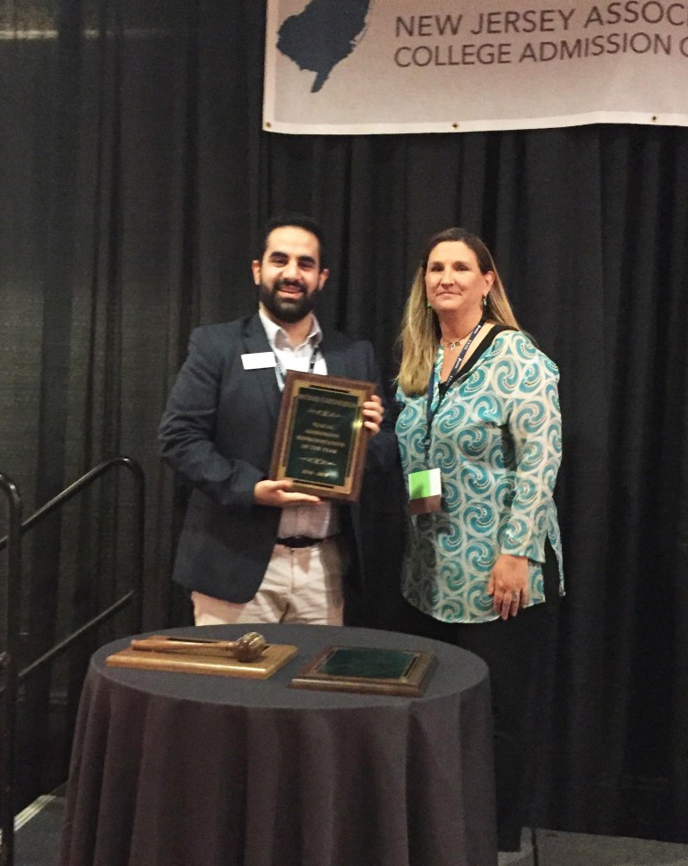 Adelphi enrollment counselor named Representative of the Year by NJACAC Adelphi enrollment counselor named Representative of the Year by NJACAC