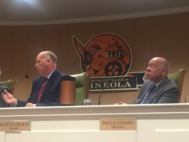 Parking discussed at Mineola board meeting Parking discussed at Mineola board meeting
