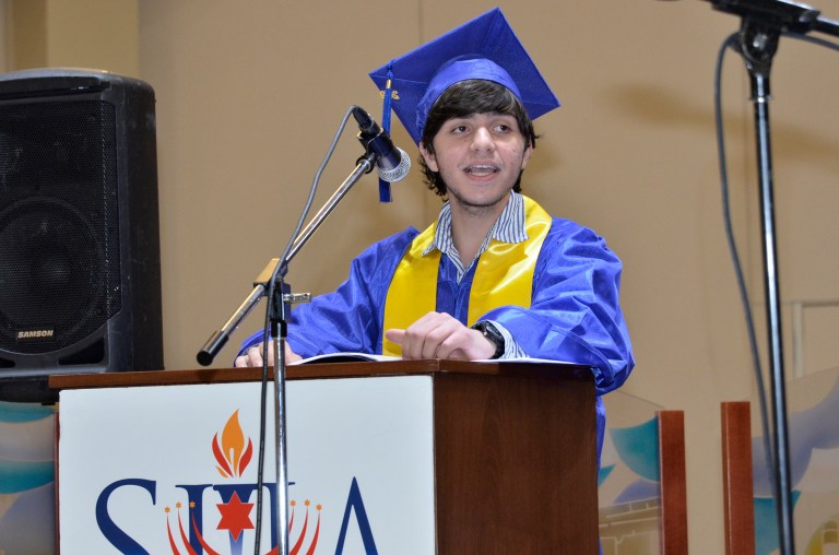 Valedictorian demonstrates the core values of SHA