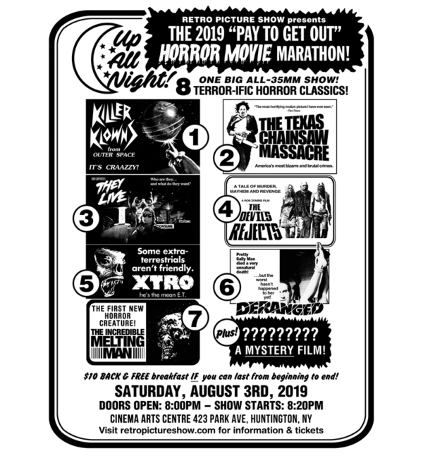 Huntington Cinema Arts Centre to host all-night horror movie marathon Huntington Cinema Arts Centre to host all-night horror movie marathon