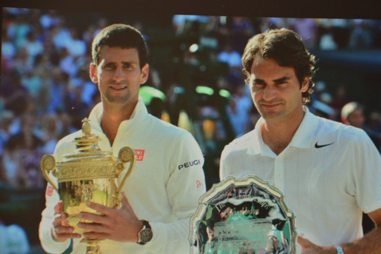 Djokovic deposes crown prince of tennis to boos