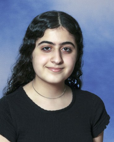Deborah Malekan told fellow North High graduates to savor the experience, rather than dwell on negative outcomes. (Photo courtesy of Great Neck Public Schools)