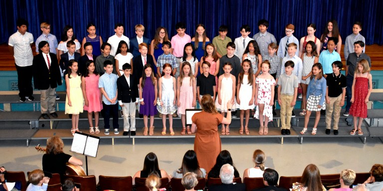 North Shore fifth and eighth graders move up